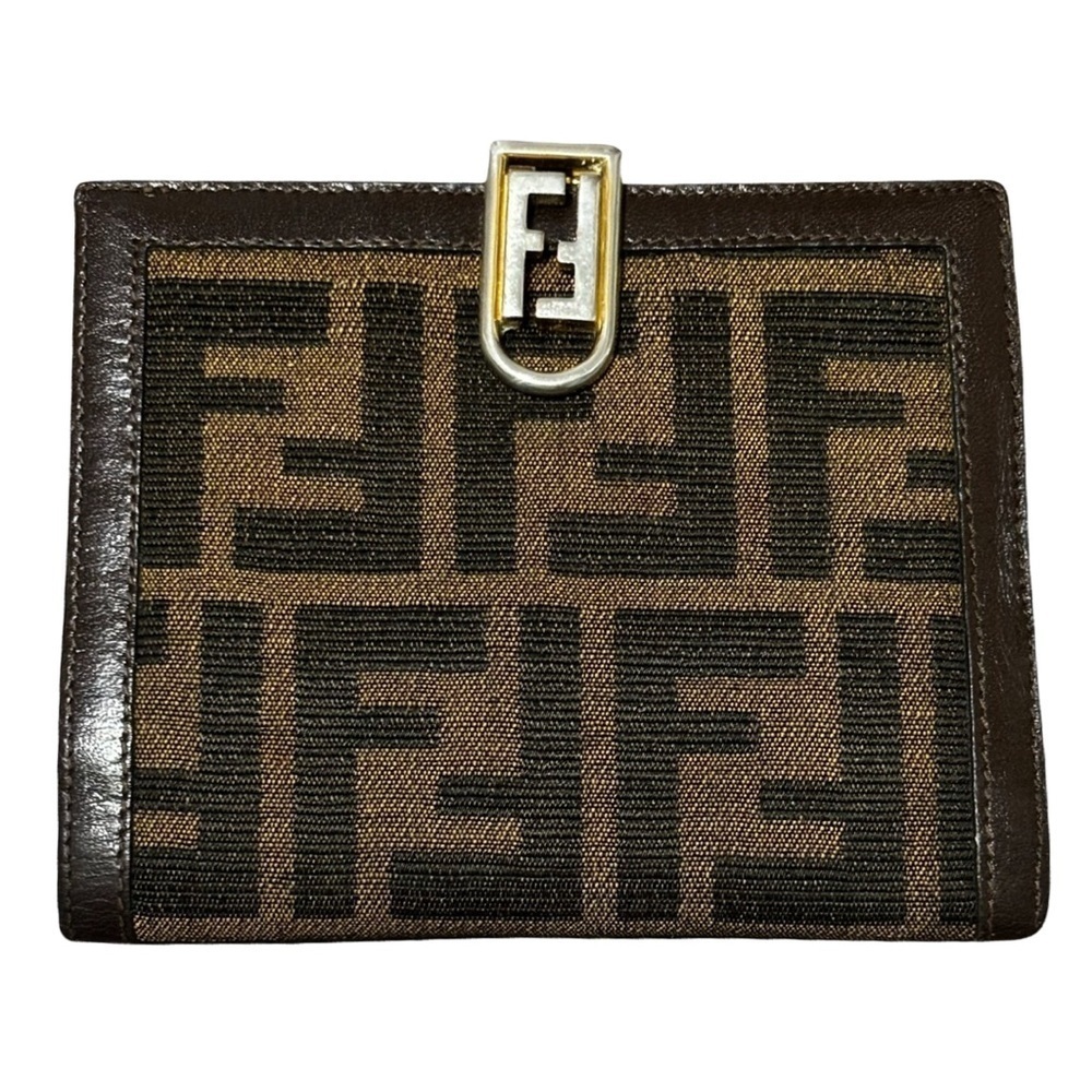 Fendi
Vintage Zucca FF Logo Compact Wallet